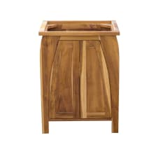 Tranquility 24" Free Standing Solid Teak Wood Vanity Cabinet Only
