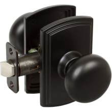 Santo Single Cylinder Keyed Entry Door Knob Set from the Italian Collection