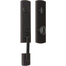 Briona Single Cylinder Door Handle Set from the Italian Collection