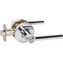 Contemporary Privacy Door Lever Set with RD Lever and Round Rose