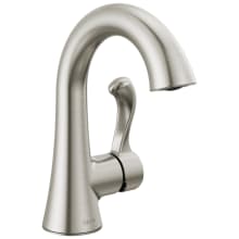 Esato 1.2 GPM Single Hole Bathroom Faucet with Push Pop-Up Drain Assembly and Optional Escutcheon Plate
