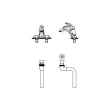Single Handle 1.5GPM Bathroom Faucet with Vandal Resistant Aerator and Offset Metal Grid Strainer from the Commercial Series