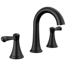 Esato 1.2 GPM Two Handle Wisespread Bathroom Faucet with Push Pop-Up Drain Assembly