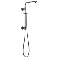 Emerge 18" Round Shower Column with Hose and Integrated Diverter - Less Shower Head and Hand Shower