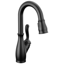 Leland Deck Mounted Single Handle Pull-Down Bar Faucet with Touch Clean, Touch2O, MagnaTite Docking, and Diamond Seal Technology