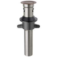 Push Pop Up Drain with Overflow and Metal Tail Piece