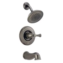 Single Handle Monitor 14 Tub and Shower Valve Trim Less Handle with Single Function Shower Head and Diverter Tub Spout from the Lockwood Collection