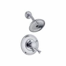 Single Handle Monitor 17 Shower Valve Trim with Volume Control and Single Function Shower Head from the Lockwood Collection