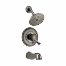 Single Handle Monitor 17 Tub and Shower Valve Trim with Volume Control, Single Function Shower Head and Diverter Tub Spout from the Lockwood Collection