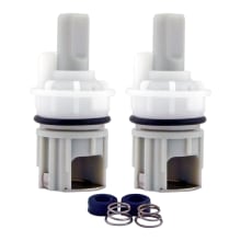 Lavatory Repair Kit for Delex Two Handle Faucet - Includes Cartridges, Seats, and Springs