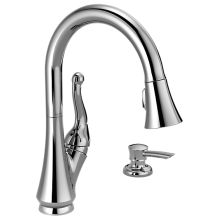 Talbott Pull-Down Kitchen Faucet with Magnetic Docking Spray Head, Soap/Lotion Dispenser, and Optional Base Plate - Includes Lifetime Warranty