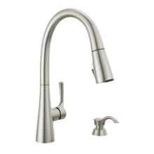 Auburn Single Handle Pull-Down Kitchen Faucet with Soap Dispenser and ShieldSpray Technology