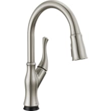 Ophelia 1.8 GPM Single Hole Pull Down Kitchen Faucet with Touch2O Technology - Includes Escutcheon