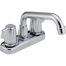 Classic Double Handle Laundry Faucet with Metal Lever Handles
