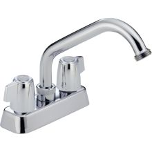 Classic Double Handle Laundry Faucet with 5 5/8" Hose Thread Spout