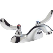 Double Handle 1.5GPM Bathroom Faucet with Blade Handles and Vandal Resistant Aerator from the Commercial Series