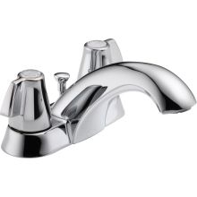 Classic Centerset Bathroom Faucet with Pop-Up Drain Assembly - Includes Lifetime Warranty