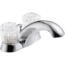 Classic Centerset Bathroom Faucet with Pop-Up Drain Assembly - Includes Lifetime Warranty