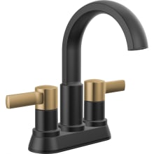 Albion 1.2 GPM Centerset Bathroom Faucet with Push Pop-Up Drain Assembly