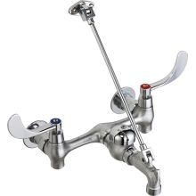 Wall Mounted Double Handle Utility Faucet