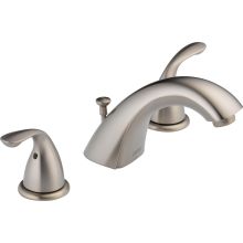 Classic Widespread Bathroom Faucet with Pop-Up Drain Assembly - Includes Lifetime Warranty