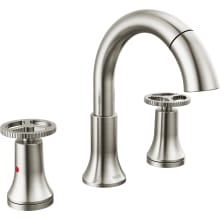 Trinsic 1.2 GPM Widespread Bathroom Faucet with Pull Down Wand and Push Pop-Up Drain Assembly