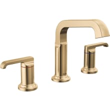 Tetra 1.2 GPM Widespread Bathroom Faucet with Lever Handles and Push Pop-up Drain Assembly