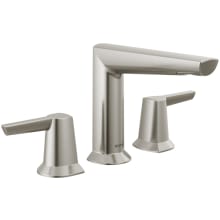 Galeon 1.2 GPM Widespread Bathroom Faucet with Push Pop-Up Drain Assembly