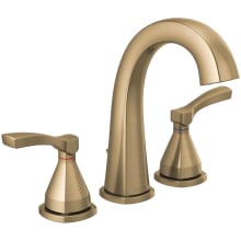 Stryke 1.2 GPM Widespread Bathroom Faucet with Lever Handles and Pop-Up Drain Assembly