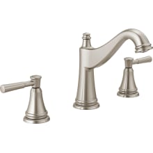 Mylan 1.2 GPM Deck Mount Widespread Bathroom Faucet with Pop-Up Drain Assembly - Limited Lifetime Warranty