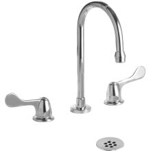Commercial Widespread Bathroom Faucet - Free Grid Strainer with purchase