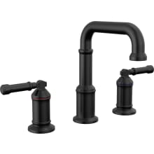 Broderick 1.2 GPM Widespread Bathroom Faucet with Push Pop-Up Drain Assembly and Lever Handles