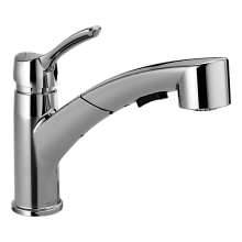 Collins Pull-Out Spray Kitchen Faucet with Optional Escutcheon Plate - Includes Lifetime Warranty