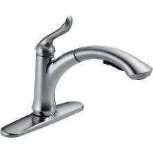 Linden Pull-Out Kitchen Faucet with Temporary Flow Increase & Optional Base Plate - Includes Lifetime Warranty