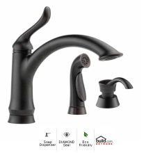 Linden Kitchen Faucet with Side Spray and Soap/Lotion Dispenser - Includes Lifetime Warranty