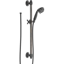 1.75 GPM Traditional Hand Shower Package with H2Okinetic Technology - Includes Hand Shower, Slide Bar, Hose, and Limited Lifetime Warranty