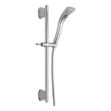 1.75 GPM Single Function Hand Shower Package with H2Okinetic Technology - Includes Slide Bar and Hose
