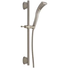 1.75 GPM Single Function Hand Shower Package with H2Okinetic Technology - Includes Slide Bar and Hose