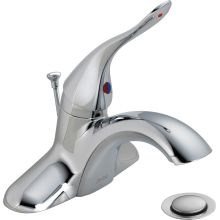 Single Handle 1.2 GPM Bathroom Faucet with 6" Handle and Pop-Up Assembly from the Commercial Series