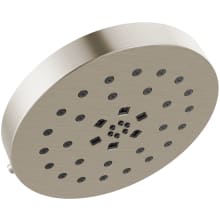 Universal Showering Components 1.75 GPM Multi Function Rain Shower Head with Touch-Clean and H2Okinetic Technology