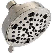 2.0 GPM Universal 4-1/4" Wide Multi Function Shower Head with H2Okinetic Technology - Limited Lifetime Warranty