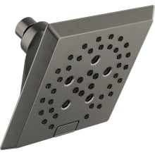 Universal Showering 5-13/16" Square 1.75 GPM Shower Head Full Spray Pattern with Touch Clean and H2Okinetic Technology