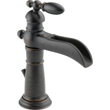 Victorian Single Hole Waterfall Bathroom Faucet with Pop-Up Drain Assembly - Includes Lifetime Warranty