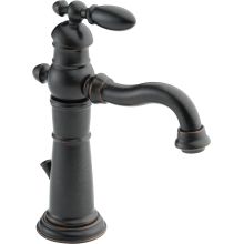 Victorian Single Hole Bathroom Faucet with Pop-Up Drain Assembly - Includes Lifetime Warranty