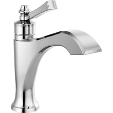 Dorval 1.2 GPM Single Hole Bathroom Faucet with Lever Handle and Push Pop-Up Drain Assembly