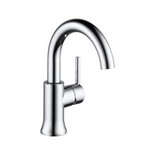 Trinsic 1.2 GPM Single Hole Bathroom Faucet - Includes Metal Push Pop-Up Drain Assembly