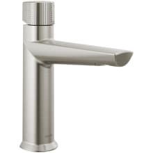 Galeon 1.2 GPM Knurled Knob Single Hole Bathroom Faucet Less Drain Assembly