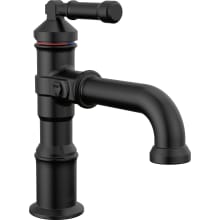 Broderick 1.2 GPM Single Hole Bathroom Faucet with Push Pop-Up Drain Assembly and Lever Handle