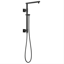 Emerge 18" Angular Shower Column with Hose and Integrated Diverter - Less Shower Head and Hand Shower