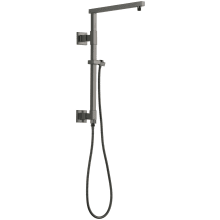 Emerge 18" Angular Shower Column with Hose and Integrated Diverter - Less Shower Head and Hand Shower
